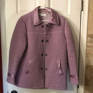 Great condition, needs dry clean on collar.  It is size 10 and pink.